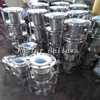 Фланец по стандарту DIN, стальная футеровка, PTFE (полипропилен), сильфонный компенсатор, химический 