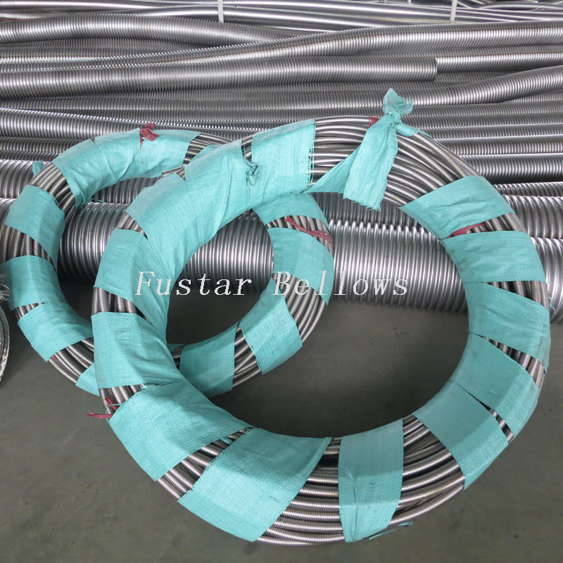 Поставка 1/4 "до 2 1/2" из нержавеющей стали 304 продолговатый спиральный (спиральный) тип гофрированного гибкого металлического шланга