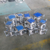 Фланец по стандарту DIN, стальная футеровка, PTFE (полипропилен), сильфонный компенсатор, химический 