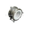 Фланец по стандарту DIN, стальная футеровка, PTFE (полипропилен), сильфонный компенсатор, химический 